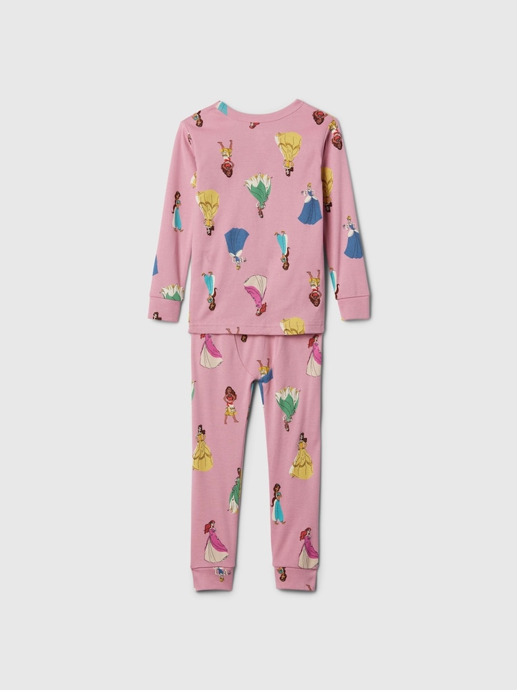 Gap Pink Disney Princess Cotton Long Sleeve Pyjamas (6mths-5yrs) - Image 2 of 3