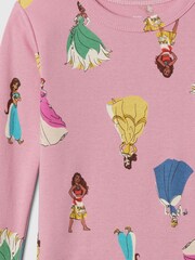 Gap Pink Disney Princess Cotton Long Sleeve Pyjamas (6mths-5yrs) - Image 3 of 3
