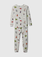 Gap Grey Halloween Long Sleeve Pyjama Set (6mths-5yrs) - Image 1 of 1