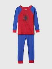 Gap Red Marvel Spider-Man Cotton Long Sleeve Pyjamas (6mths-5yrs) - Image 1 of 3