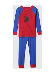 Gap Red Marvel Spider-Man Cotton Long Sleeve Pyjamas (6mths-5yrs) - Image 3 of 3