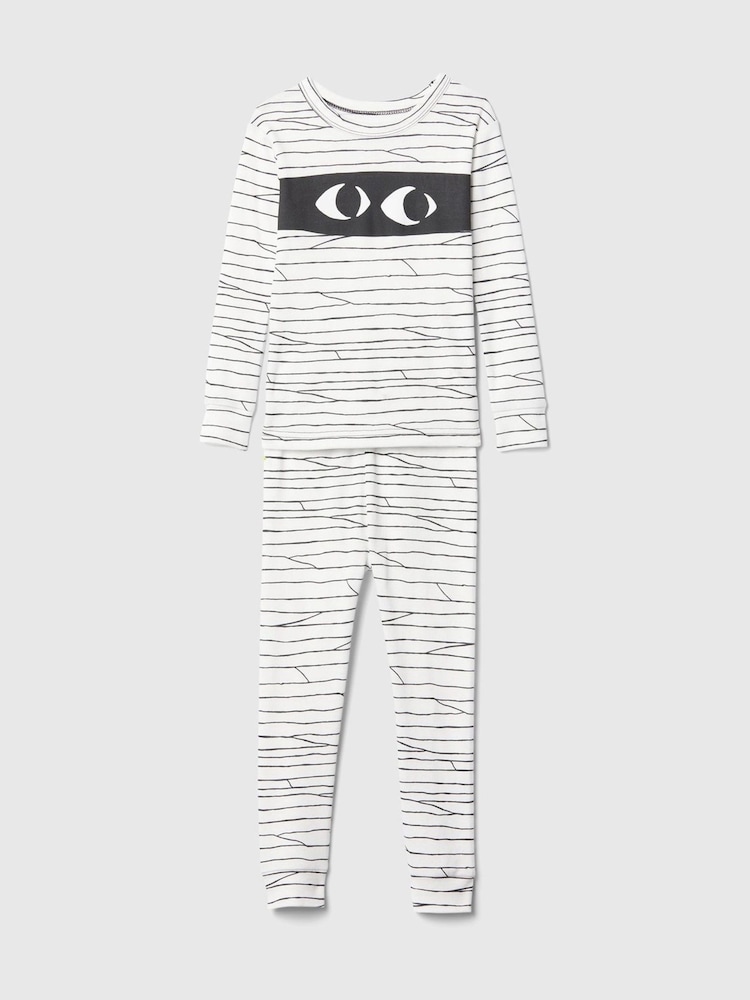 Gap White Mummy Halloween Long Sleeve Pyjama Set (6mths-5yrs) - Image 1 of 3