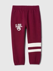 Gap Red Elmo Sesame Street Vintage Varsity Fleece-Lined Joggers (6mths-5yrs) - Image 1 of 4