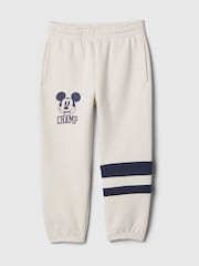 Gap Grey Mickey Mouse Disney Disney Vintage Soft Fleece-Lined Joggers (6mths-5yrs) - Image 1 of 4