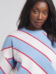 Simply Be Pullover mit diagonalen Streifen - Bild 4 von 5