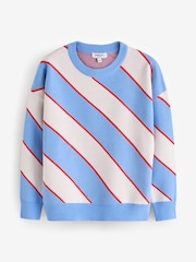 Simply Be Pullover mit diagonalen Streifen - Bild 5 von 5