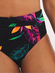 Simply Be Black Magisculpt Fold Over Classic Bikini Brief - Image 4 of 5