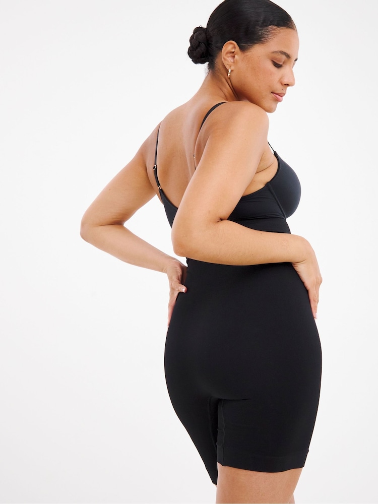 Simply Be Black Seamfree Thigh Shaper Medium Control Briefs - Image 2 of 4