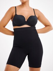 Simply Be Black Seamfree Thigh Shaper Medium Control Briefs - Image 3 of 4