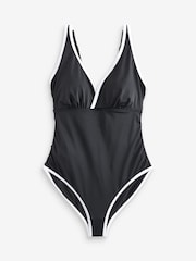 Simply Be Pink Value Cross Over High Leg Swimsuits 2 Pack - Image 7 of 7
