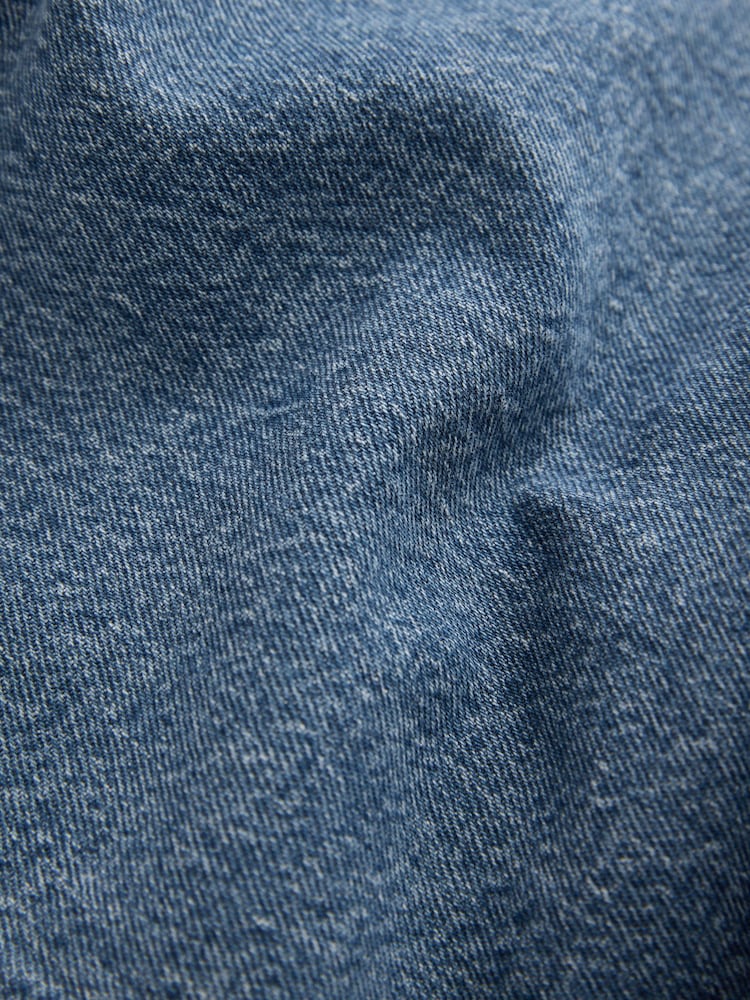 Bleu moyen - Bermuda en jean longueur genou - Image 8 of 9