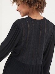 FatFace Black Lou Embroidered Blouse - Image 5 of 7