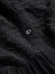 FatFace Black Lou Embroidered Blouse - Image 7 of 7