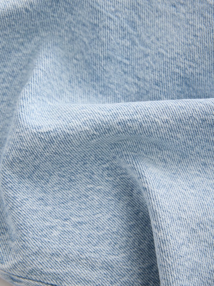 Bleach Knee Length Bermuda Denim Shorts - Image 5 of 5