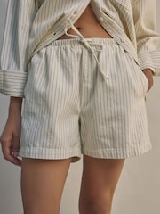 Dungă albă - Pull on Denim Shorts - Image 2 of 8