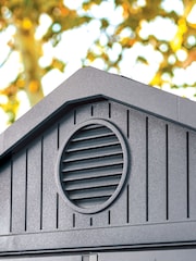 Keter Grey Darwin 6x8ft Plastic Garden Shed - Image 5 of 6