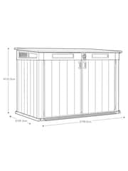 Keter Grey Grande Store 2020L Storage Garden Shed - Image 6 of 6
