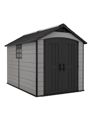 Keter Grey Premier 7.5x11ft Plastic Garden Shed - Image 2 of 6
