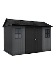 Keter Grey Newton Plus 11x7.5 Garden Shed - Image 1 of 6