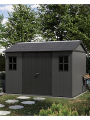 Keter Grey Newton Plus 11x7.5 Garden Shed - Image 3 of 6