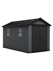 Keter Grey Newton Plus 7.5x13ft Garden Shed - Image 1 of 6