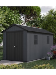 Keter Grey Newton Plus 7.5x13ft Garden Shed - Image 2 of 6