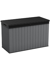 Keter Grey Darwin 662L Outdoor Garden Storage Box - Image 2 of 6