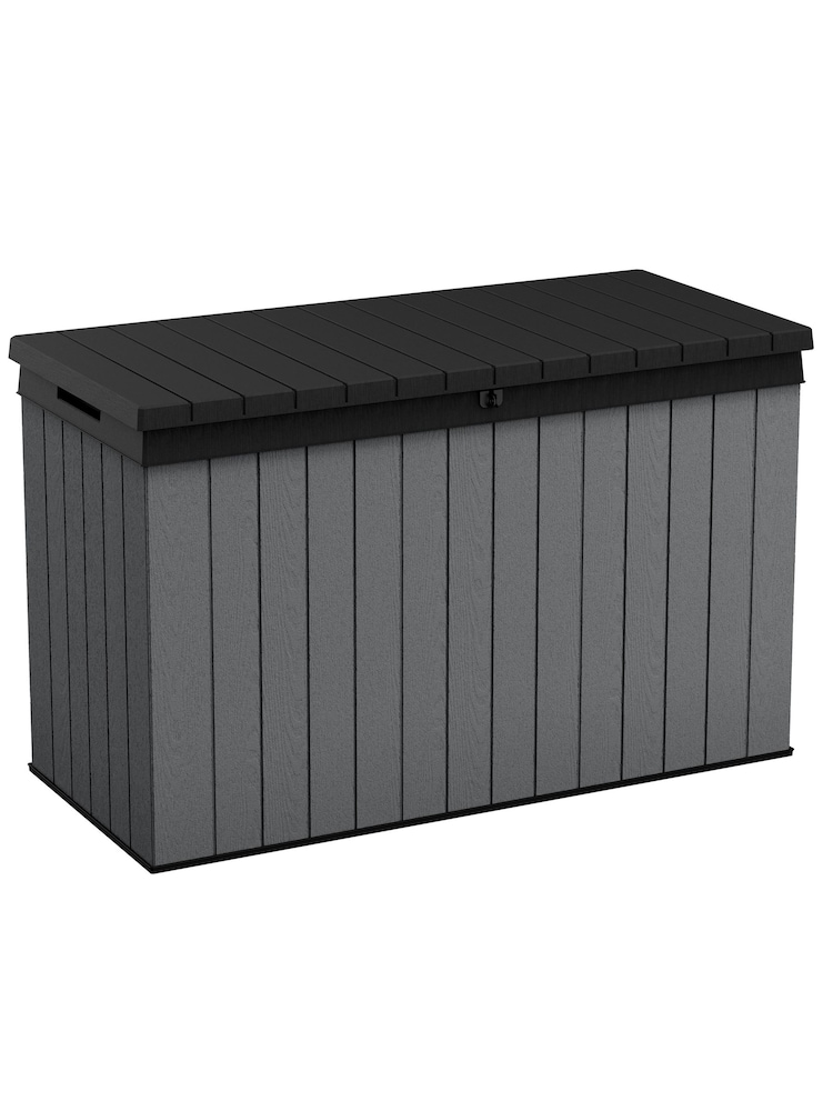 Keter Grey Darwin 662L Outdoor Garden Storage Box - Image 2 of 6