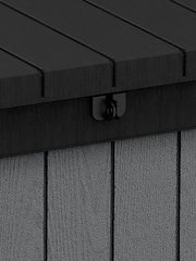 Keter Grey Darwin 662L Outdoor Garden Storage Box - Image 3 of 6