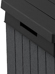 Keter Grey Darwin 662L Outdoor Garden Storage Box - Image 5 of 6