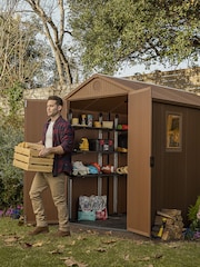 Keter Silver 100cm/39.5" Shed Garden Shelving Kit - Image 1 of 6