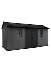 Keter Grey Newton Plus 15x7.5ft Garden Shed - Image 1 of 6