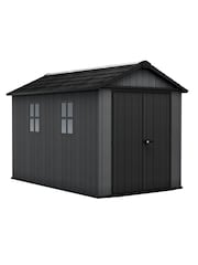 Keter Grey Newton Plus 7.5x11ft Garden Shed - Image 1 of 6