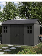 Keter Grey Newton Plus 7.5x11ft Garden Shed - Image 3 of 6