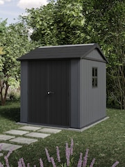 Keter Grey Newton Plus 7.5x7ft Garden Shed - Image 3 of 6