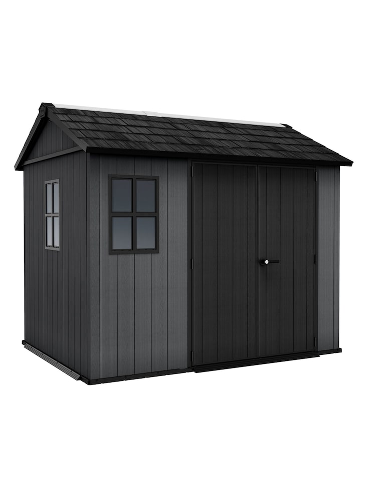 Keter Grey Newton Plus 9x7.5ft Garden Shed - Image 1 of 6