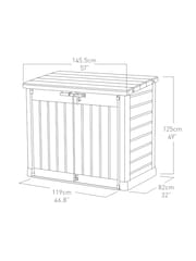 Keter Brown Store it out Max 1200L Garden Storage Box - Image 6 of 6