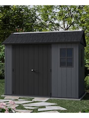 Keter Grey Newton Plus 7.5x9ft Garden Shed - Image 4 of 6
