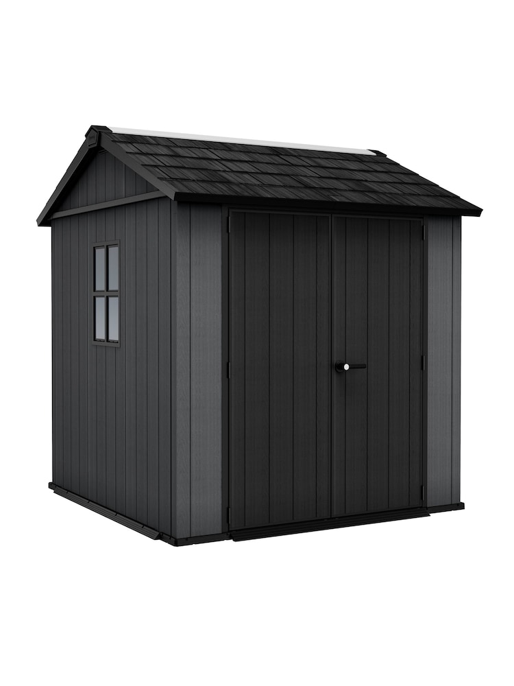 Keter Grey Newton Plus 7x7.5ft Garden Shed - Image 1 of 6