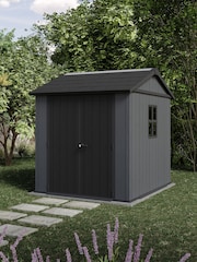 Keter Grey Newton Plus 7x7.5ft Garden Shed - Image 3 of 6