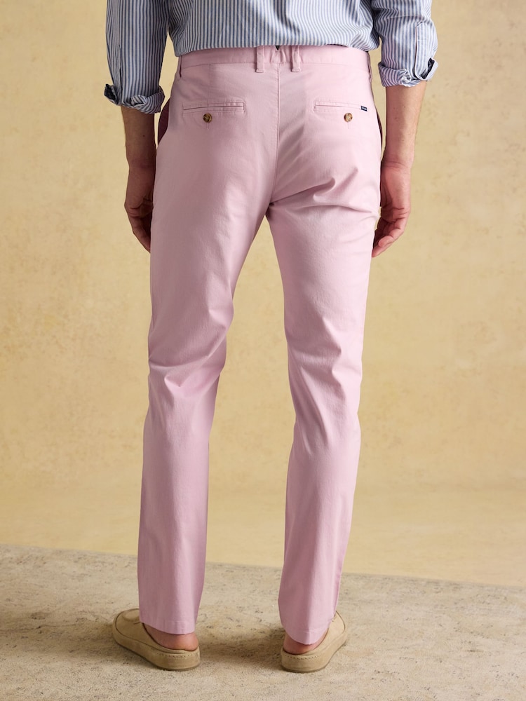 Joules Classic Fit Pink Chino Trousers - Image 2 of 9
