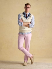 Joules Classic Fit Pink Chino Trousers - Image 3 of 9