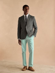 Joules Classic Fit Mint Green Chino Trousers - Image 3 of 8