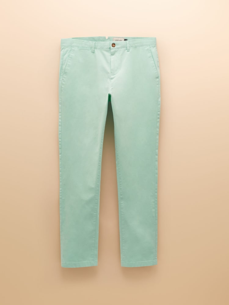 Joules Classic Fit Mint Green Chino Trousers - Image 8 of 8