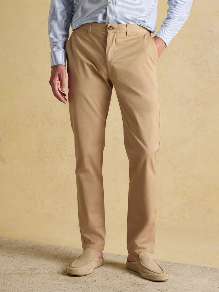 Joules Classic Fit Tan Chino Trousers - Image 1 of 8