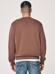 Camel Tan - Sweat-shirt Rich Jersey Col rond - Image 3 de 7