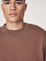 Camel Tan - Sweat-shirt Rich Jersey Col rond - Image 4 de 7