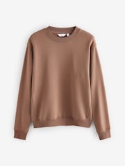 Camel Tan - Sweat-shirt Rich Jersey Col rond - Image 5 de 7