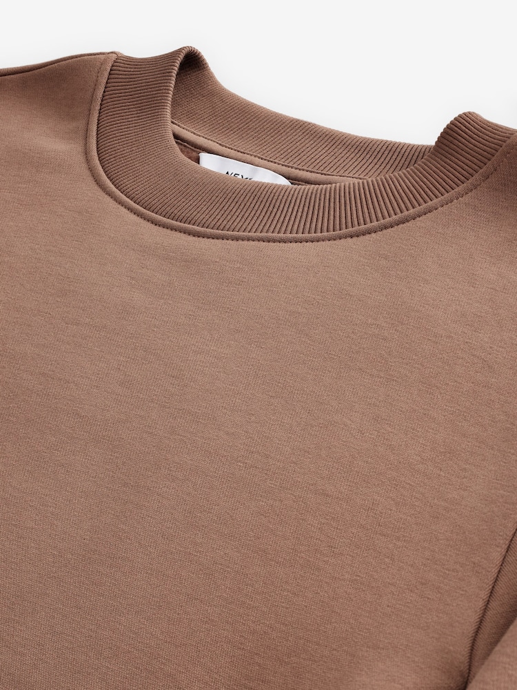 Camel Tan - Sweat-shirt Rich Jersey Col rond - Image 7 of 7