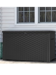 Keter Grey Java XXL 870L Garden Storage Box - Image 1 of 6